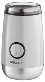 Sencor - Електрическа мелница за кафе 60 гр. 150W/230V бяла/хром