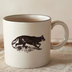 Бежово-черни керамични чаши в комплект от 4 части 350 ml Elements - Costa Nova