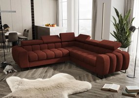 Ъглов диван Lordy max-Червено-вдясно