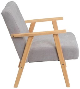 Сиво шенилово кресло Vintage – Casa Selección