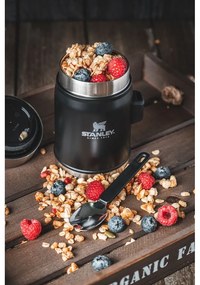 Черен термос за храна от неръждаема стомана 400 ml Legendary Classic Black – Stanley