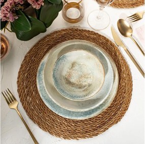 Комплект за хранене 18 части пъстър/порцелан