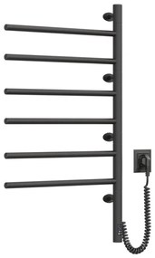 Електрически въртящ се сушилник за кърпи ARABESQUE 196W/230V IP44 черен