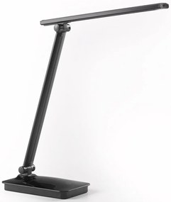 ONLI - LED Димируема настолна лампа с USB порт DESKI LED/7W/230V 4000K черен