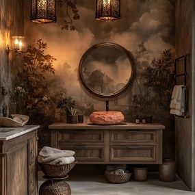 Умивалник за плот Mika Terracotta