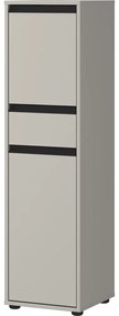 Сив висок шкаф за баня 33x121 cm Lemont – Germania