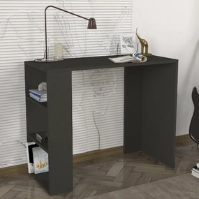 Netenia melamine desk in anthracite color 90x40x74см.