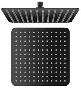 Матово черен душ глава от неръждаема стомана Slim – Sapho