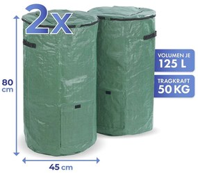 Зелен компостер 2 бр. 125 l – Maximex