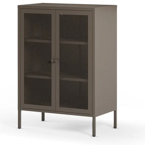 Сиво метално шкафче 70x100x40 cm Fayna – Marckeric