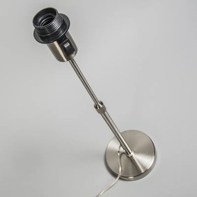 Модерна настолна лампа стоманена регулируема - Parte