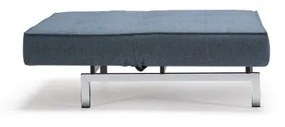 Светлосин диван стол с метална основа Смесен танц Светло синьо Splitback - Innovation
