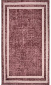 Червен миещ се килим 180x120 cm - Vitaus