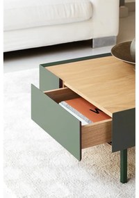 Зелена масичка за кафе Arista - Teulat