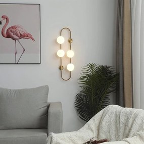 Лампа APP1144-4W złota