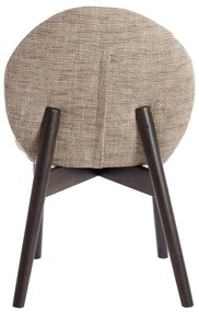 Бежови тапицирани трапезни столове в комплект 2 бр. Sinosa – Light &amp; Living