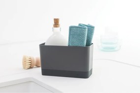 Органайзер за мивка Brabantia SinkSide 1000209, Нехлъзгащ се, Силикон, Тъмносив
