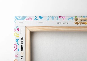 Картина на платно – Играчки в пастелни цветове