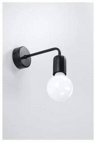 Черна стенна лампа Donato - Sollux