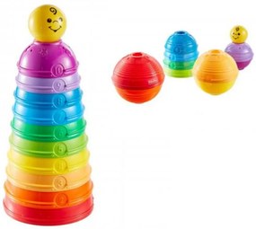 Кула за подреждане с разноцветни чашки Fisher Price