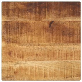 371315 vidaXL Плот за маса, 50x50x2,5см, квадратен, масивно дърво грубо манго