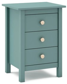 Детско нощно шкафче от борова дървесина в цвят бензин Max - Marckeric