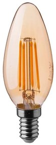 LED Крушка FILAMENT AMBER E14/4W/230V 2200K