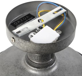 Индустриален плафон антично сребро 25,5 см - Course