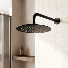 Кръгла душ глава REA JS-P014B 25cm Black