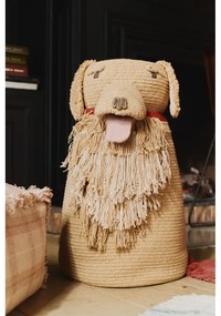 Бежова текстилна детска кошница за играчки 40x30x55 cm Luna – Lorena Canals