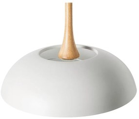 Бяло висящо осветително тяло Nordic - SULION