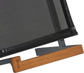 Градински столове комплект (6 броя) Ottowa, цвят Сив Черен