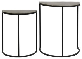 Странични масички в комплект от 2 бр. 30.5x46 cm Peto – Light &amp; Living