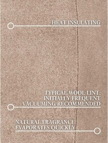 Бежов ръчно изработен кръгъл килим със смес от вълна ø 160 cm Kari Organic – Villeroy&amp;Boch