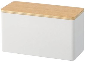 Бял органайзер с капак от шперплат Yamazaki Rin - YAMAZAKI