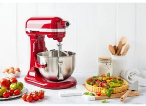 Планетарен миксер Artisan Elegance KitchenAid 5KSM185PSEER, 300W, 4.8 л, Direct drive, 10 скорости, Червен