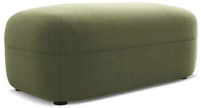 Зелена кадифена табуретка Moana – Makamii