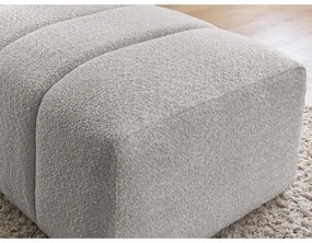 Светлосива табуретка от прежда с примки от букле Annecy – Bobochic Paris