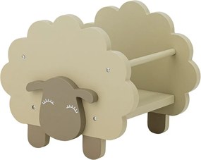 Бежова детска библиотека 30,5x30x35 cm Dolly – Bloomingville Mini