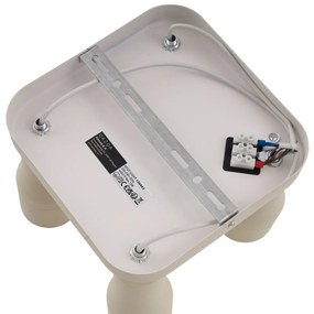 Таванно точково осветление бежово GU10 50mm квадратно 4-светлинно - Stanley