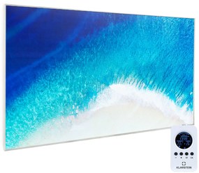 Klarstein Wonderwall Air Stand, инфрачервен отоплител, 101 x 60 см, 600 W, инсталиране на стена, дистанционно управление