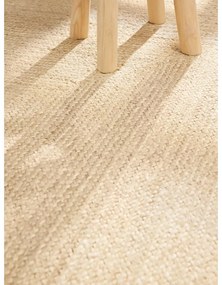 Двустранен ръчно изработен ютен килим в светло естествен цвят 160x230 cm Sharmila Natural White – Hanse Home