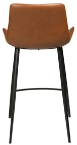 Светлокафяв бар стол от изкуствена кожа, височина 91 cm Hype - DAN-FORM Denmark