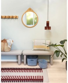 Стенна закачалка от масивен дъб в естествен цвят Nomad – Hübsch