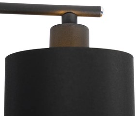 Интелигентен висящ аплик черен регулируем с 6 Wifi B35 - Lofty