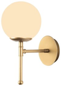 Стенна лампа в златист цвят, височина 35 cm Kruva - Squid Lighting