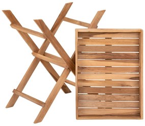 Градинска маса за сервиране от масивно тиково дърво 29x39 cm Ronda – House Nordic