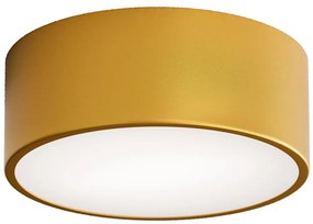 Таванно осветително тяло за баня със сензор CLEO, 1xE27/24W/230V, Ø 20 см, IP54, златисто