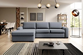Ъглов Диван Орхидея-Сиво-Ляв