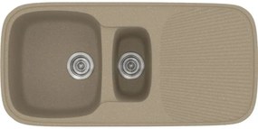 Мивка Sanitec 301-Granite Taupe